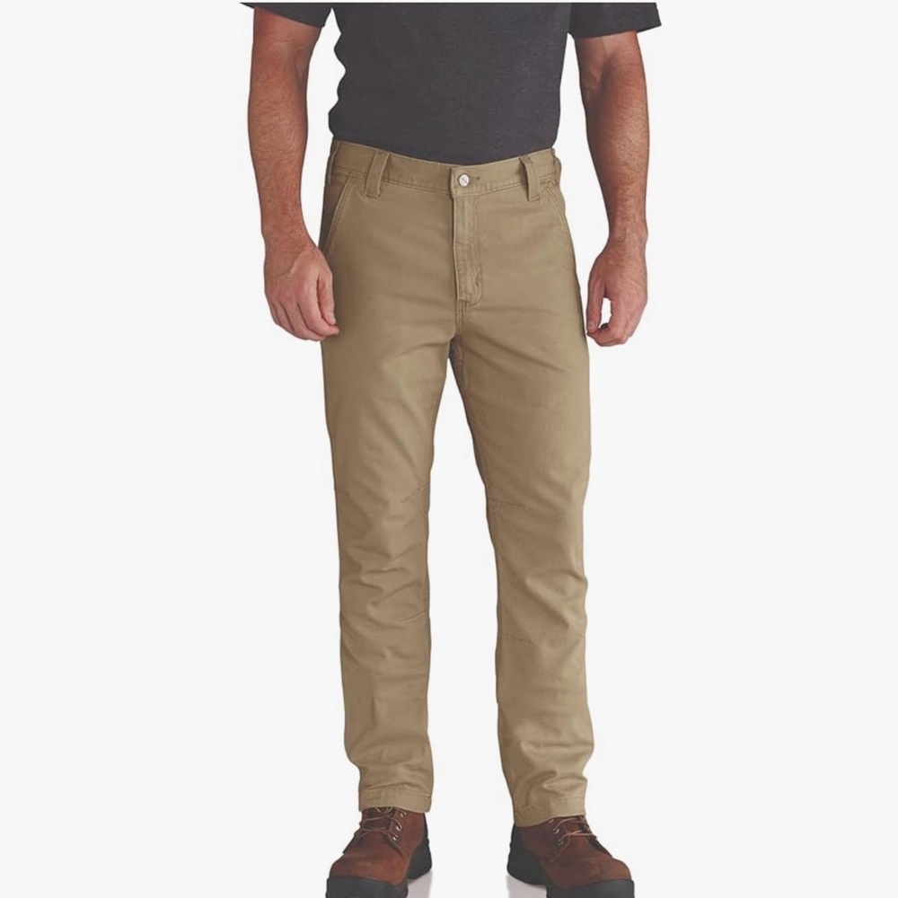 Carhartt Men's Rugged Straight Slim Fit Canvas 5-Pocket Tapered Work Pant 32 x34